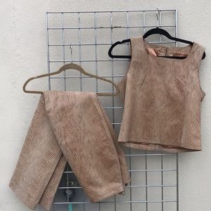 Snake skin top & bottoms